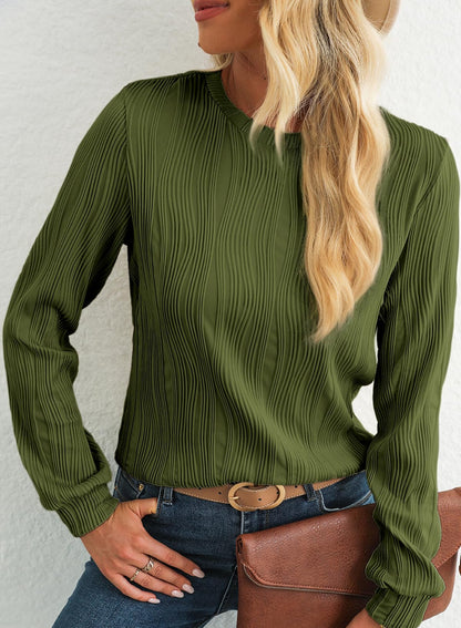 Women's Tops Trendy Casual Long Sleeves