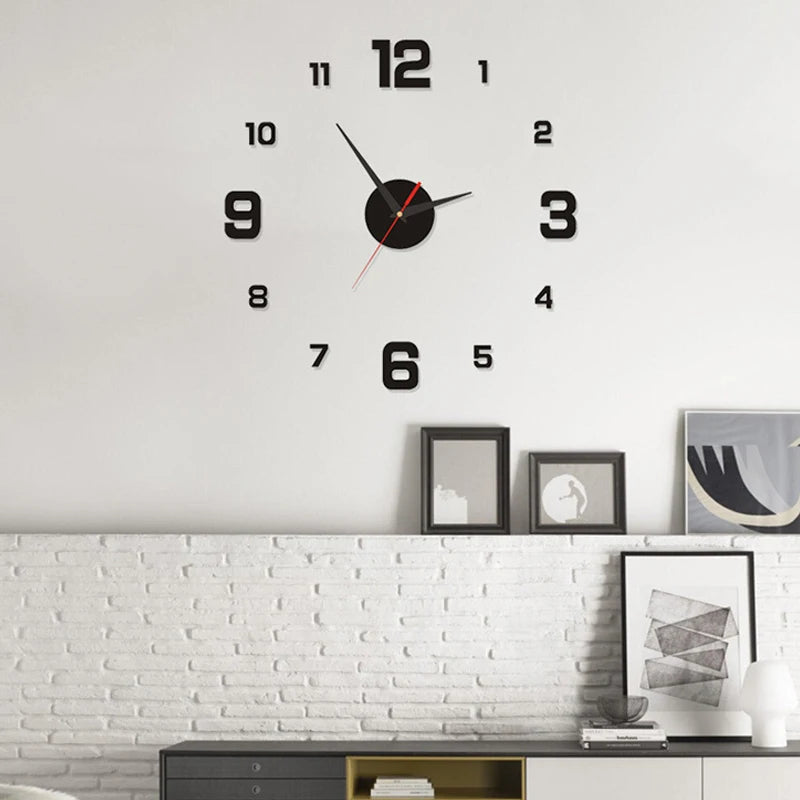 Digital Wall Clock Silent Clock DIY