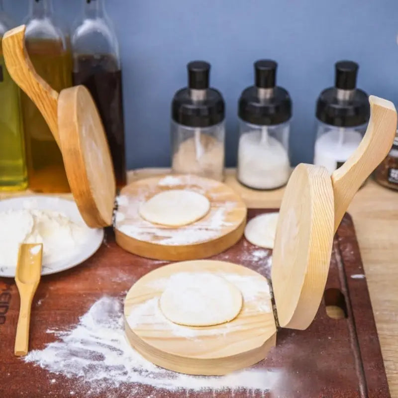 Solid Wood Dough Press