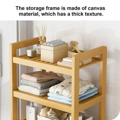 Weaving Laundry Hamper with shelves