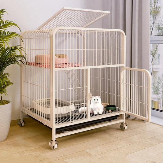 Modern Iron Mesh Cat Cage