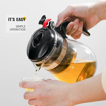 Glass Tea Pot with removable glass filter